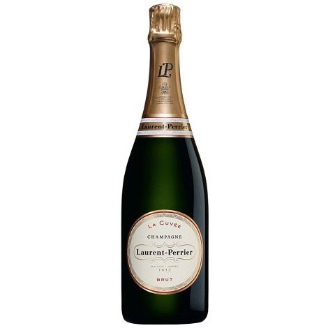 Bottle of Laurent-Perrier La Cuvée Brut Champagne, a sparkling wine from Champagne, France, 750ml