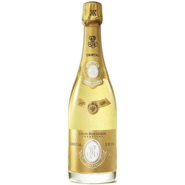 Bottle of Louis Roederer Cristal Brut Champagne 2014, a vintage sparkling wine from Champagne, France, 750ml