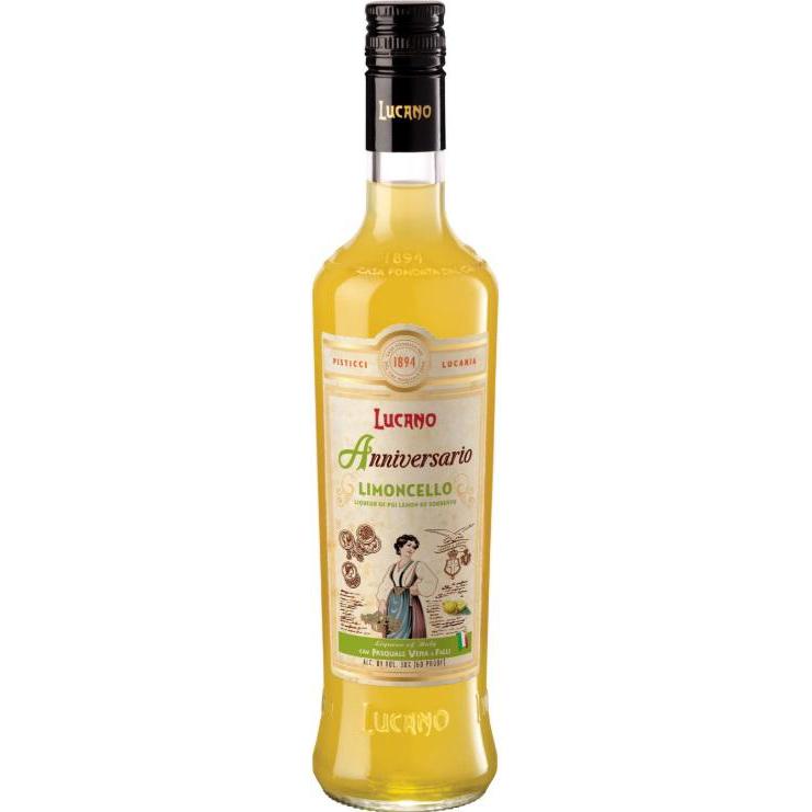 Bottle of Lucano Anniversario Limoncello, a limoncello from Italy, 750ml