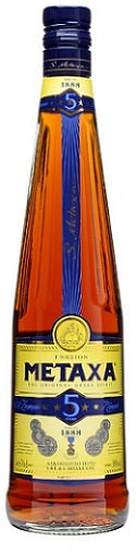 Bottle of Metaxa 5 Stars, a Greek brandy from Greece, 750ml