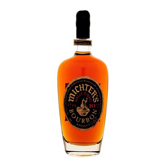 Bottle of Michter's 10 Year Single Barrel, a Kentucky straight bourbon whiskey from the United States