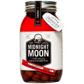 Midnight Moon Junior Johnson Moonshine Cherry Whiskey 100 Proof 750ml