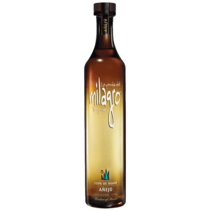 Bottle of Milagro Anejo Tequila, an añejo tequila from Jalisco, Mexico, 750ml