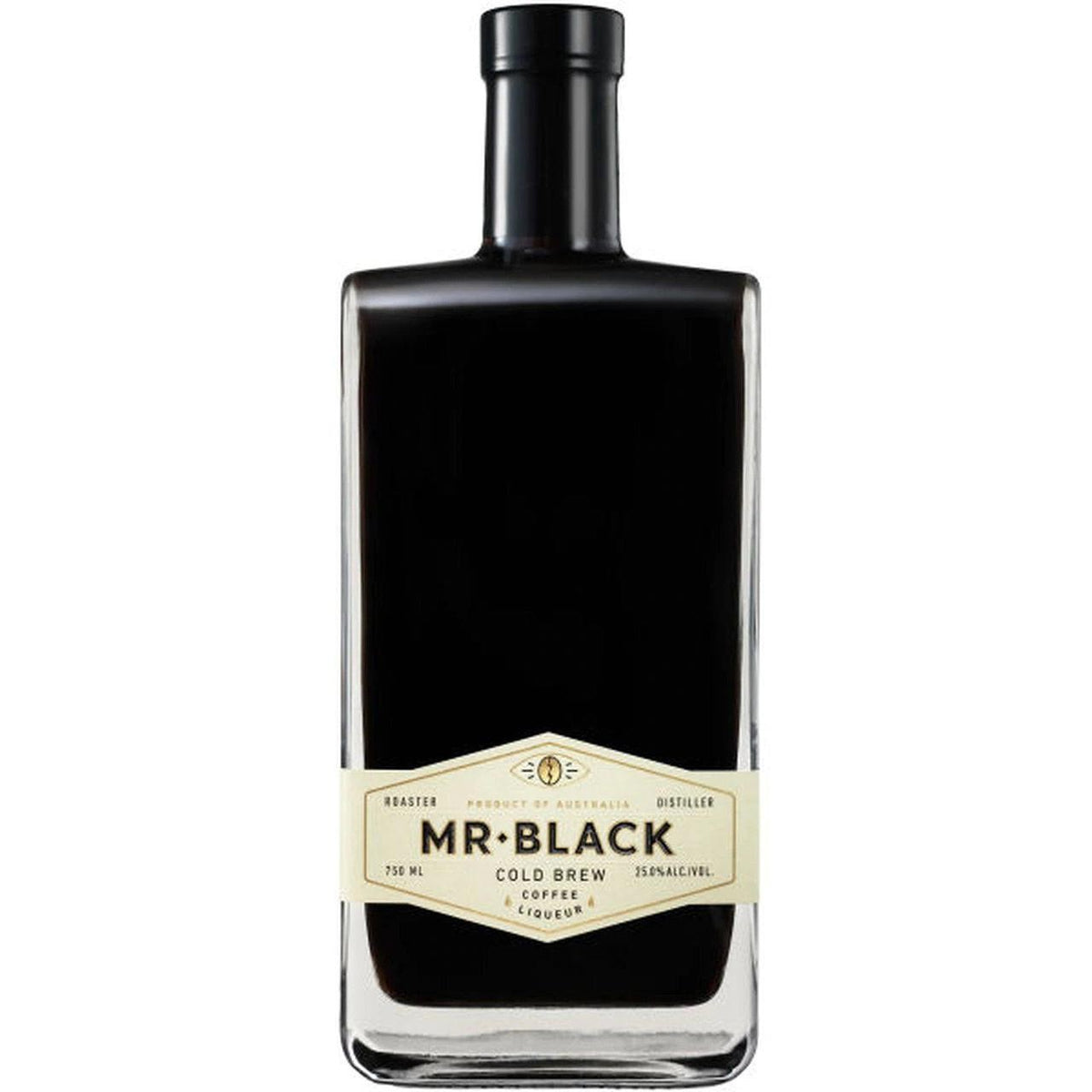 Bottle of Mr Black Cold Brew Coffee Liqueur, a coffee liqueur from Australia, 750ml