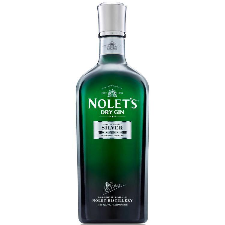 Bottle of Nolet's Silver Dry Gin, a gin from the Netherlands, 750ml