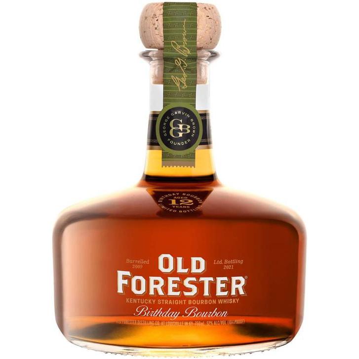 Old Forester, 12 Years Old Birthday Bourbon Kentucky Straight Bourbon Whiskey 2021 104 Proof 750ml