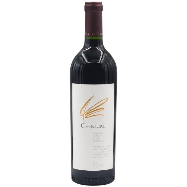 Bottle of Opus One Overture 2021, a red wine from Oakville, Napa Valley, California, United States, 750ml