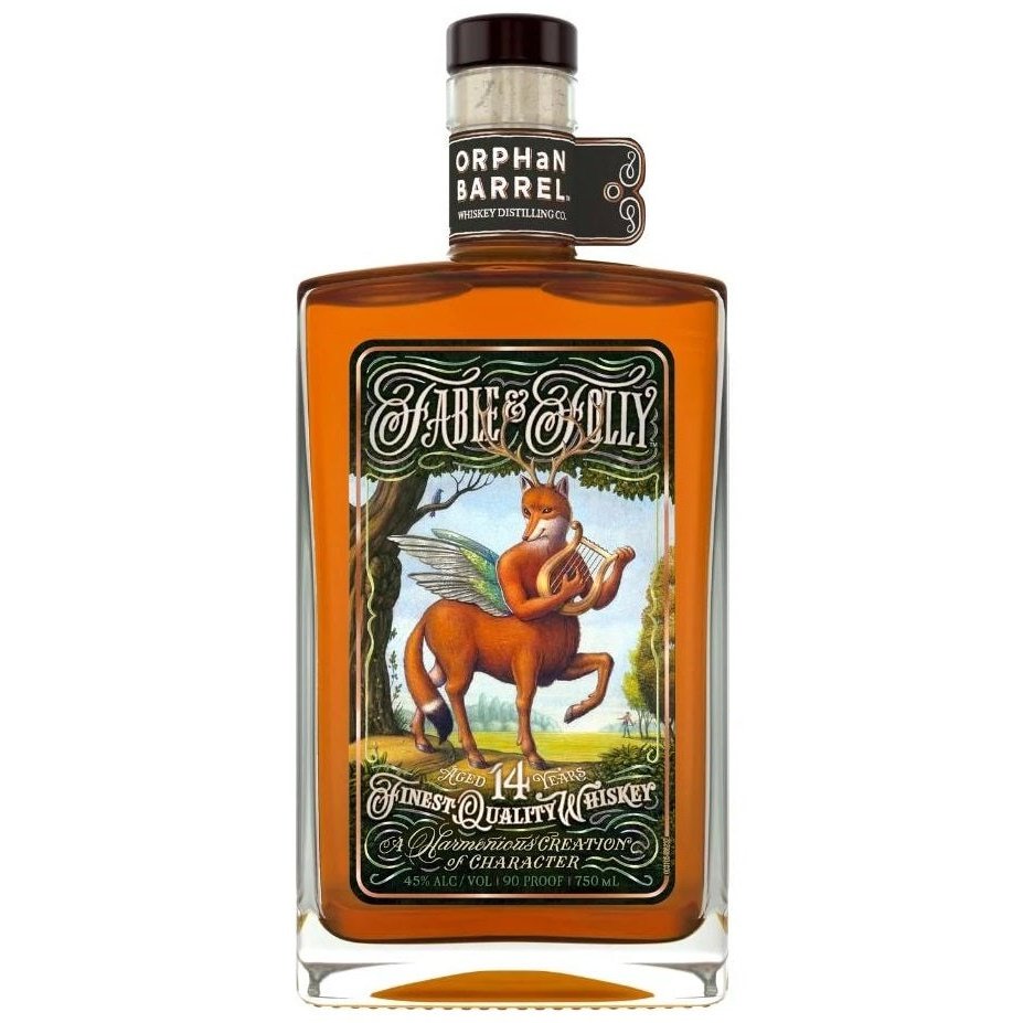 Bottle of Orphan Barrel Fable & Folly 14 Year Whiskey 750ml