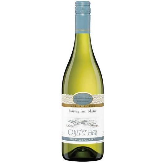 Bottle of Oyster Bay Marlborough Sauvignon Blanc, a white wine from Marlborough, New Zealand, 750ml