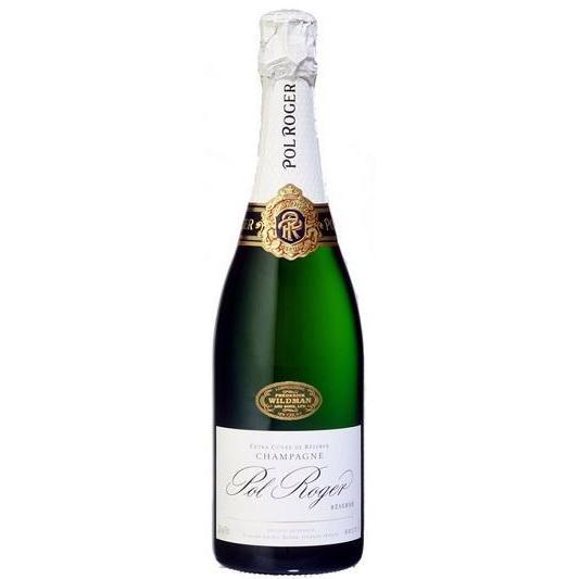 Bottle of Pol Roger Brut Réserve Champagne, a sparkling wine from Champagne, France, 750ml