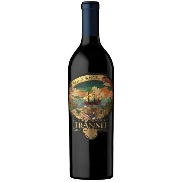 Bottle of Red Schooner Transit No. 1 Red Wine Blend, a red wine from South Australia and Napa Valley, 750ml