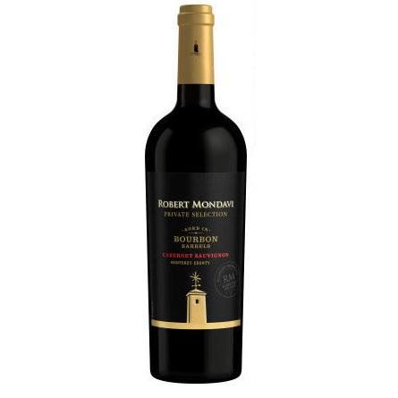 Bottle of Robert Mondavi Private Selection Bourbon Barrel-Aged Cabernet Sauvignon, a Cabernet Sauvignon from California, 750ml