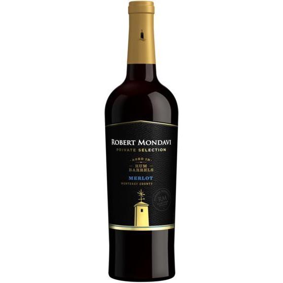 Robert Mondavi Private Selection Merlot Aged in Rum Barrels 750ml