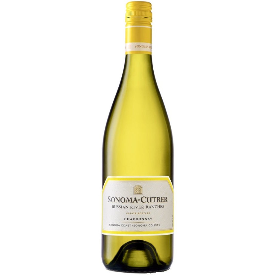Bottle of Sonoma-Cutrer Russian River Ranches Chardonnay, a white wine from Sonoma Coast, California, 750ml
