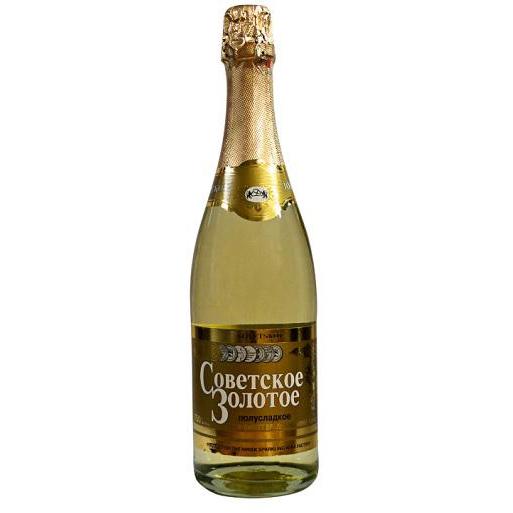 Sovetskoe Semi- Sweet Sparkling Yellow Zol 750ml