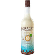 Bottle of Tanduay Boracay Cappuccino Rum, a coffee-flavored rum from the Philippines, 750ml