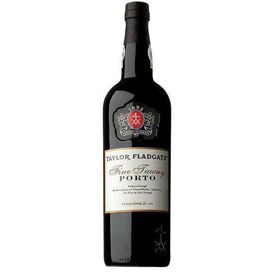Bottle of Taylor Fladgate Fine Tawny Port, a fortified wine from the Douro, Portugal, 750ml