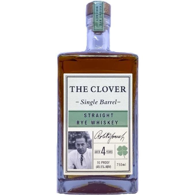 The Clover Single Barrel Straight Rye Whiskey 4 Year Old 750ml