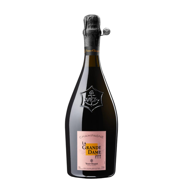 Bottle of Veuve Clicquot La Grande Dame Rosé Champagne 2008, a vintage rosé sparkling wine from Champagne, France, 750ml