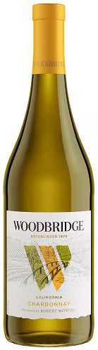 Bottle of Woodbridge Chardonnay by Robert Mondavi, a white wine from California